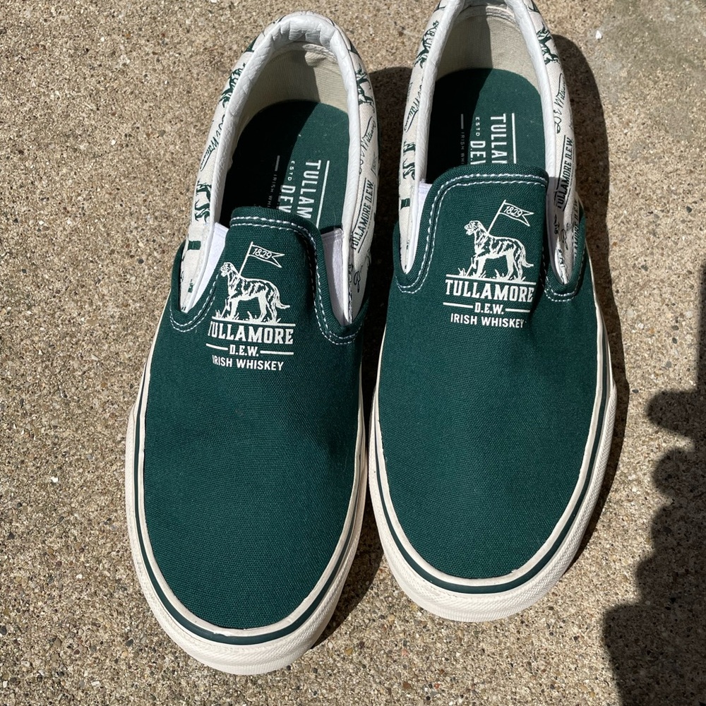Green Slip-On Loafers